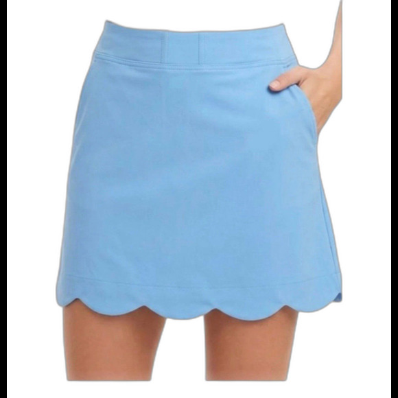 Renwick Dresses & Skirts - Renwick (RNWK) Skort Women's Size L Periwinkle Athletic Golf Scalloped Hem